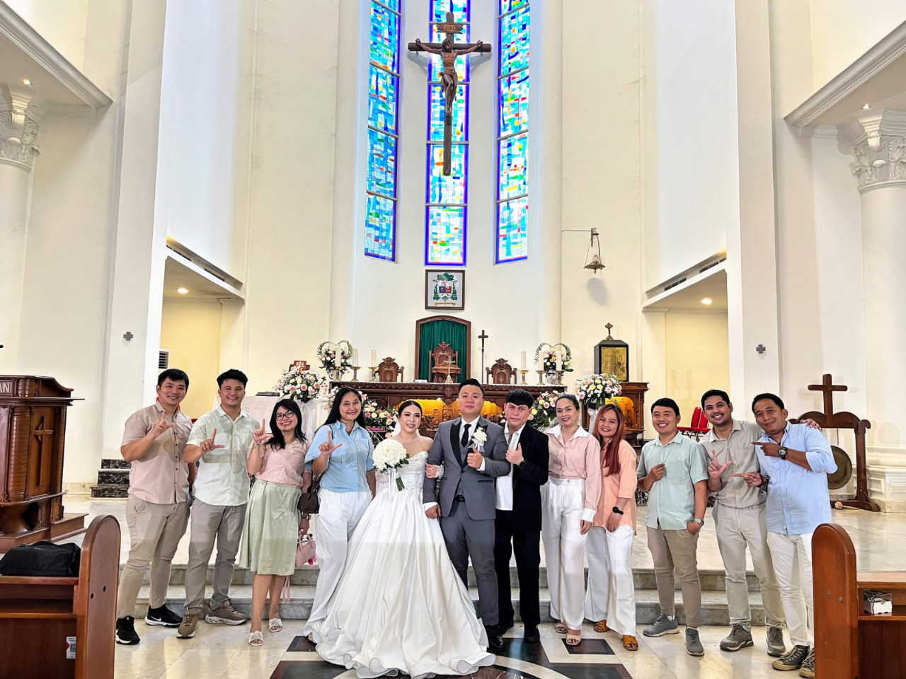 Pelayanan wedding luce — Gereja katolik Santo Ignatius